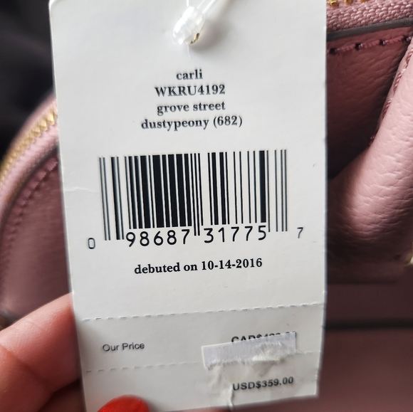 Kate Spade Grove Street Carli Purse - Picture 2 of 4